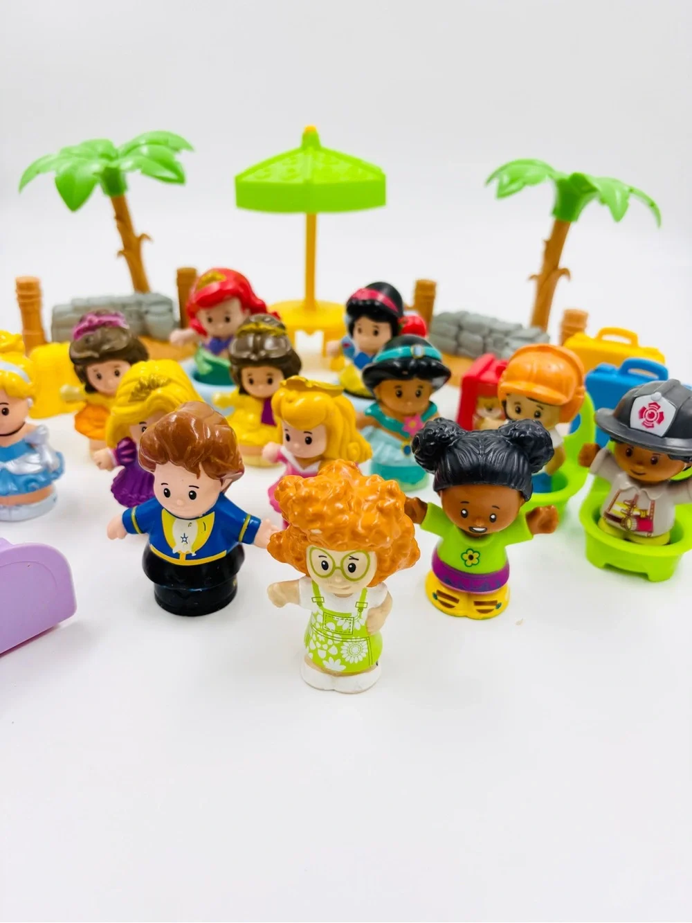 Fisher Price Little People Toy Lot Bundle Disney Princess Nativity Set Pieces